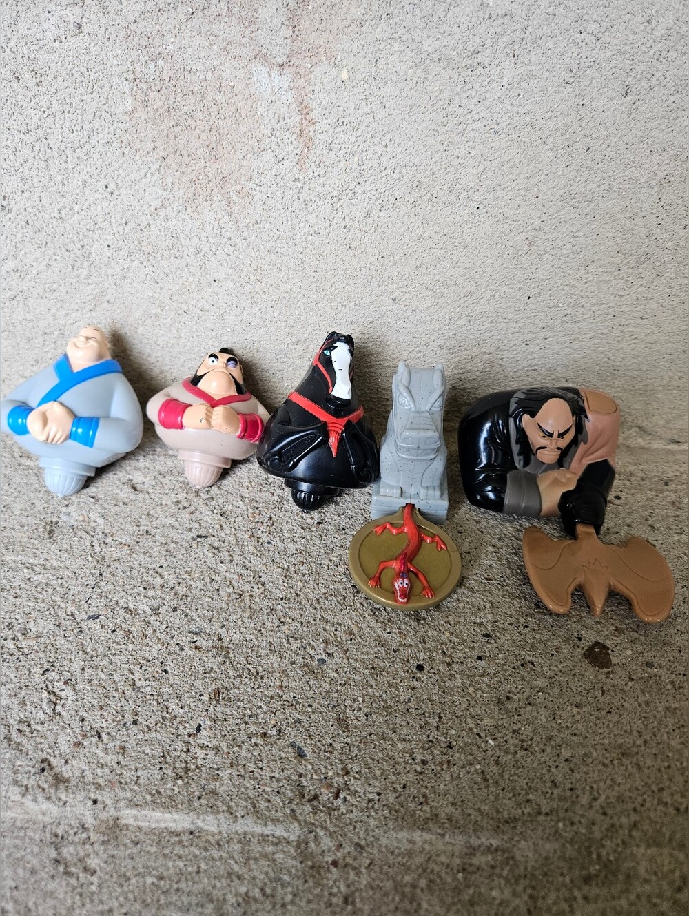 1995 Mulan Happy Meal Toy Set